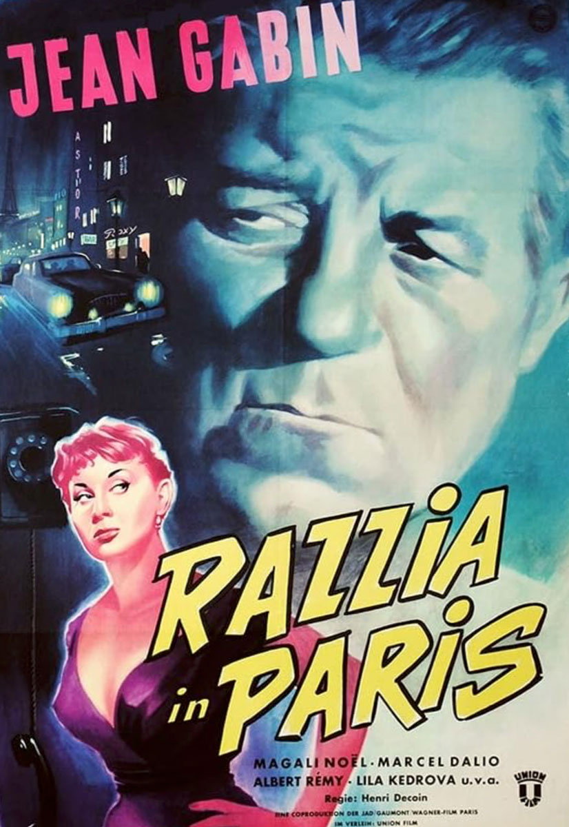 Plakatmotiv: Razzia in Paris (1955)