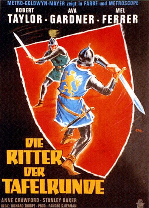 Plakatmotiv: Die Ritter der Tafelrunde (1953)