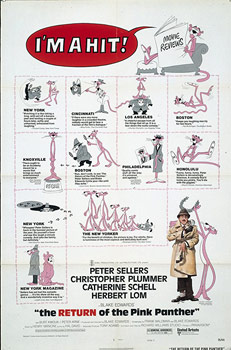 Plakatmotiv (US): The Return of the Pink Panther (1975)