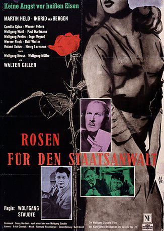 Plakatmotiv: Rosen für den Staatsanwalt (1959)