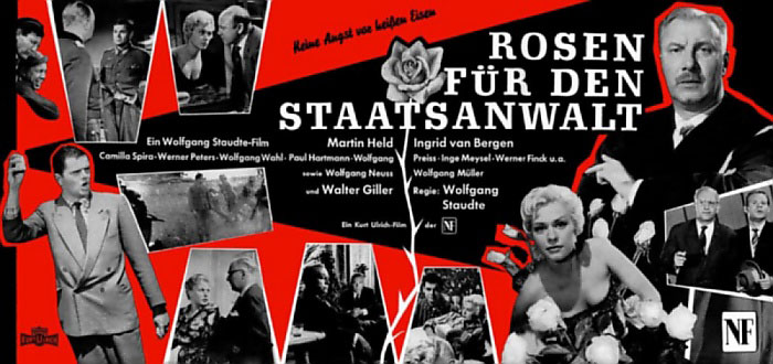 Plakatmotiv: Rosen für den Staatsanwalt (1959)