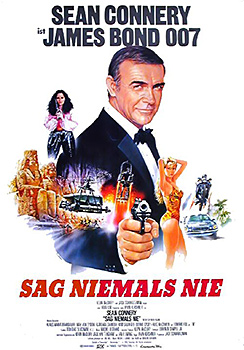 Kinoplakat: James Bond 007 - Sag niemals Nie