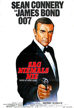 Teaserplakat: James Bond 007 - Sag niemals nie