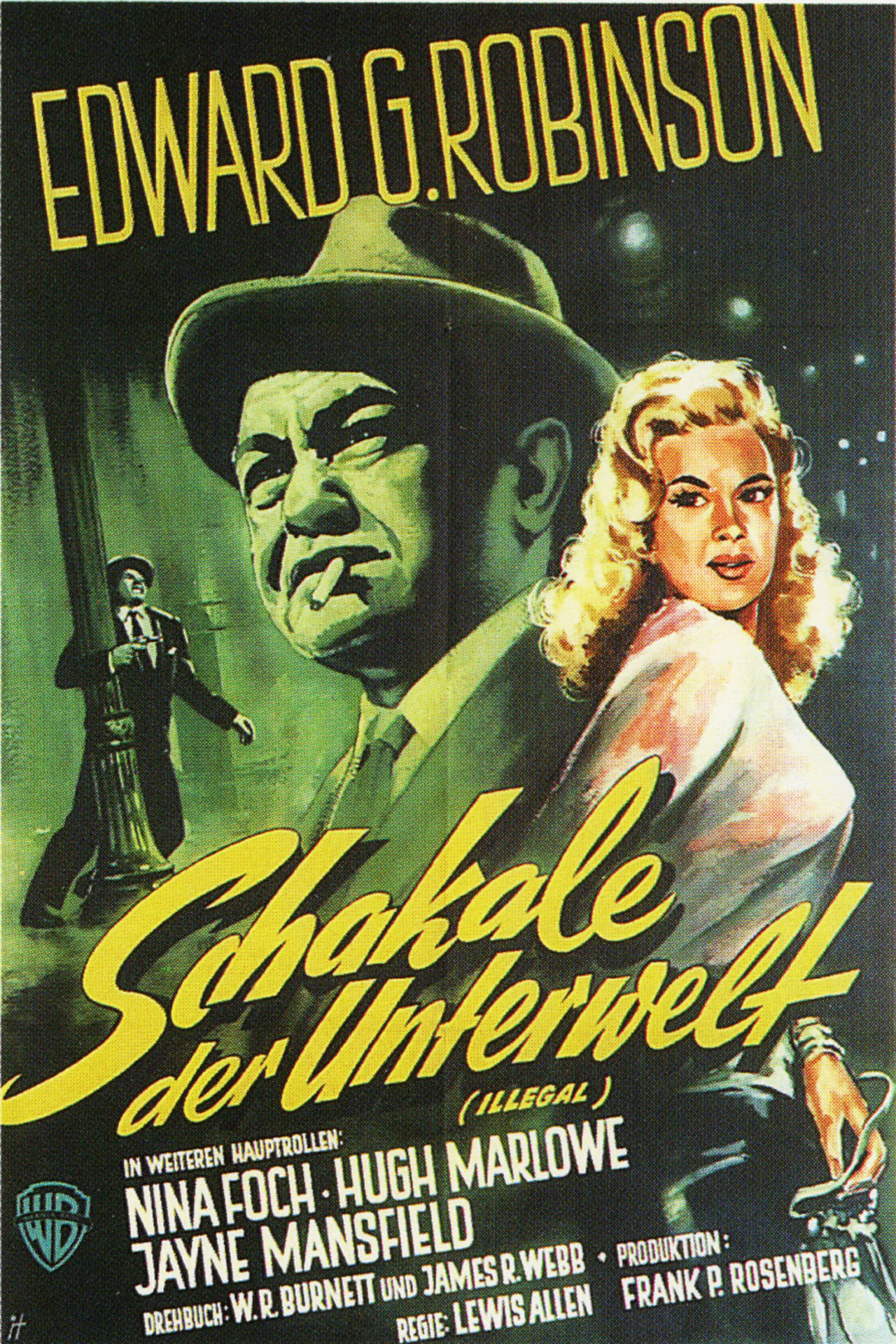Plakatmotiv: Schakale der Unterwelt (1955)