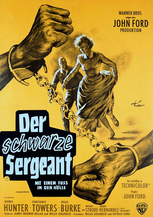 Plakatmotiv: Der schwarze Sergeant (1960)