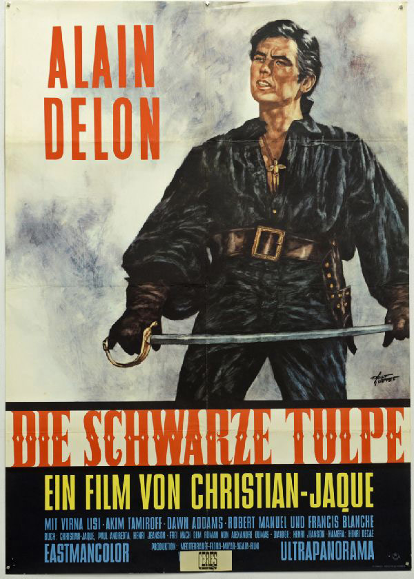 Plakatmotiv: Die schwarze Tulpe (1964)