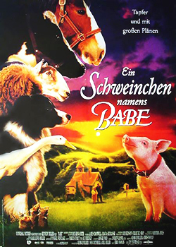 Plakatmotiv: Ein Schweinchen namens Babe (1995)