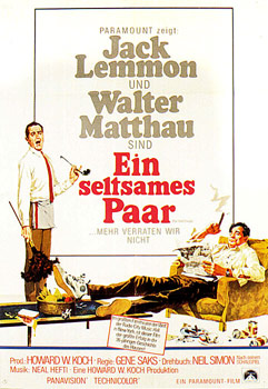 Plakatmotiv: Ein seltsames Paar (1968)