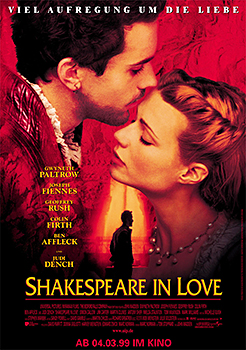 Kinoplakat: Shakespeare in Love