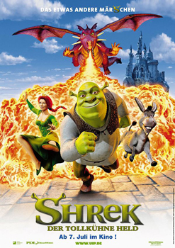 Kinoplakat: Shrek - Der tollkühne Held
