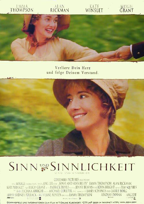 Plakatmotiv: Sinn und Sinnlichkeit (1995)