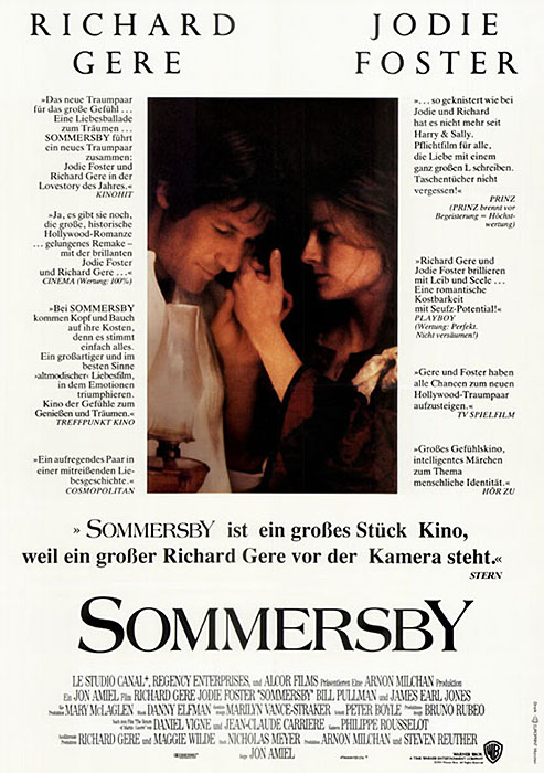 Plakatmotiv: Sommersby (1993)