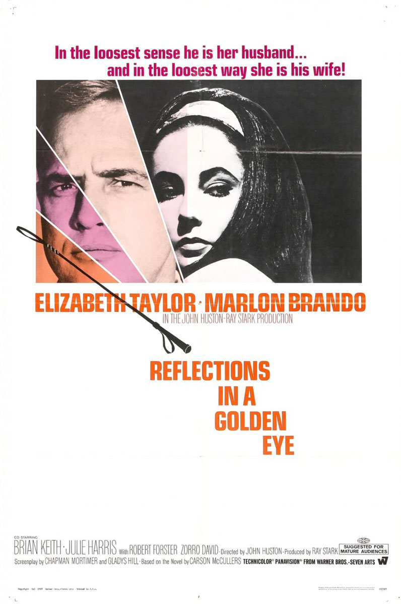 Plakatmotiv: Spiegelbild im goldenen Auge (1967)
