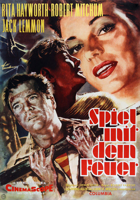 Plakatmotiv: Spiel mit dem Feuer (1957)