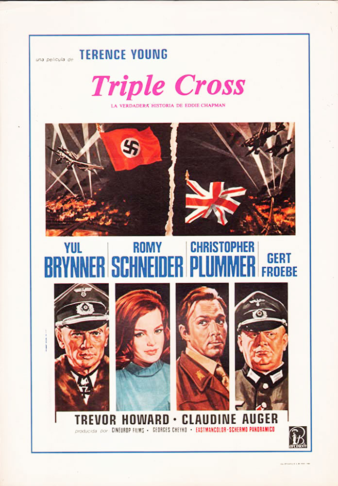 Plakatmotiv (UK): Triple Cross – Spion zwischen zwei Fronten (1966)