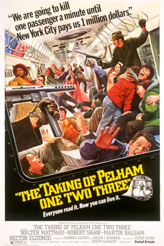 Plakatmotiv (US): Stoppt die Todesfahrt der U-Bahn 1-2-3 (1974)