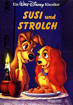 Plakatmotiv: Susi und Strolch (1955)