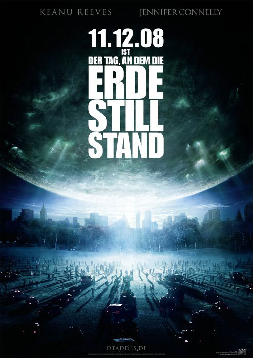 Plakatmotiv: Der Tag, an dem die Erde stillstand (2008)