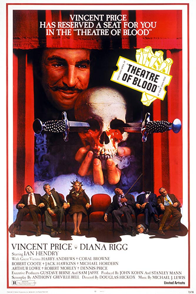 Plakatmotiv (US): Theatre of Blood – Theater des Grauens (1973)