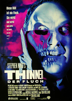 Kinoplakat: Stephen Kings Thinner – Der Fluch