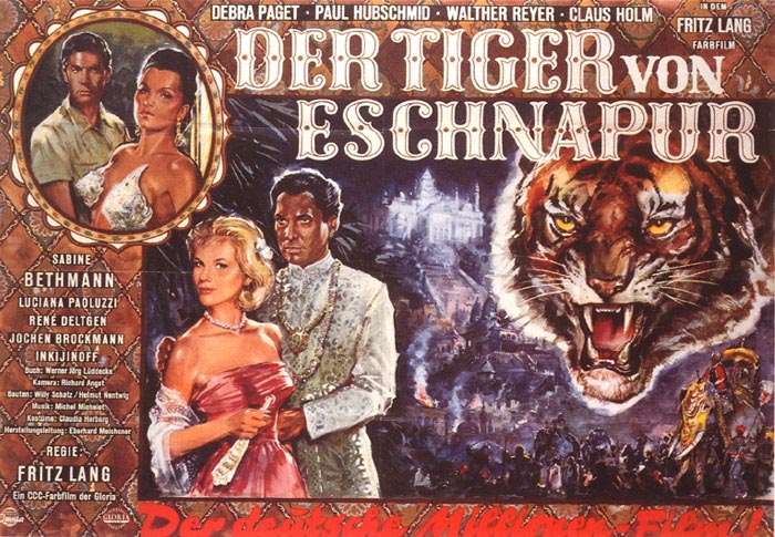 Plakatmotiv: Der Tiger von Eschnapur (1959)