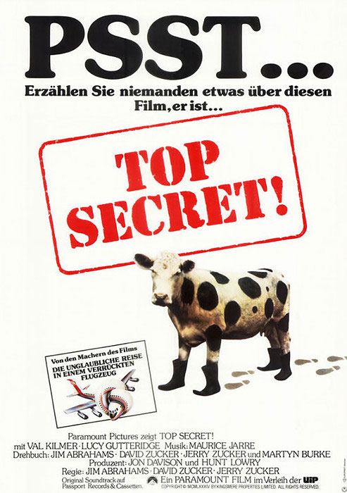 Plakatmotiv: Top Secret (1984)