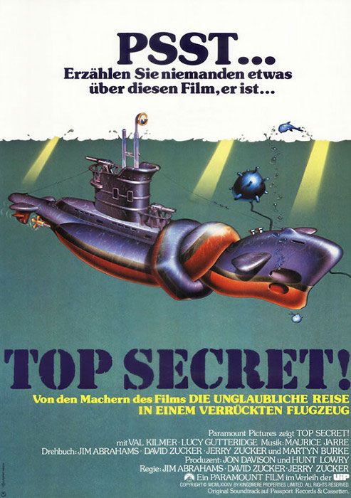 Plakatmotiv: Top Secret (1984)