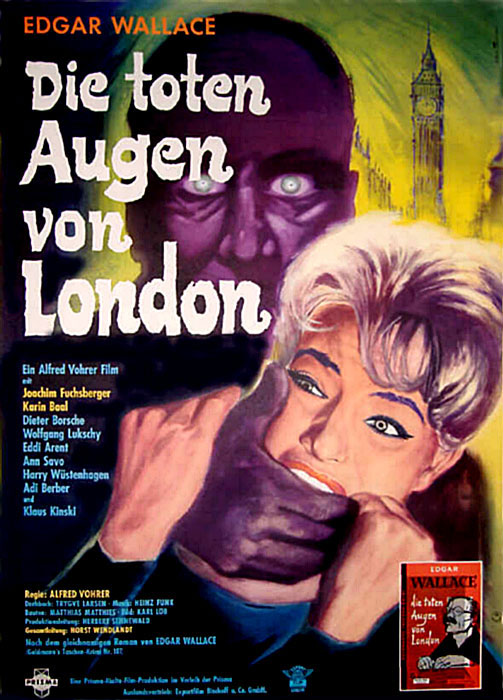 Plakatmotiv: Die toten Augen von London (1961)
