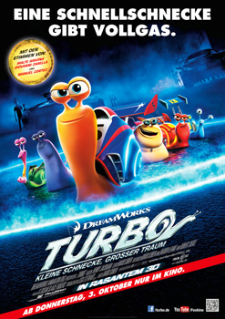 Kinoplakat: Turbo – Kleine Schnecke, großer Traum