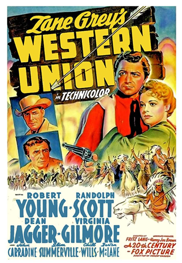 Plakatmotiv (US): Western Union – Überfall der Ogalalla (1941)