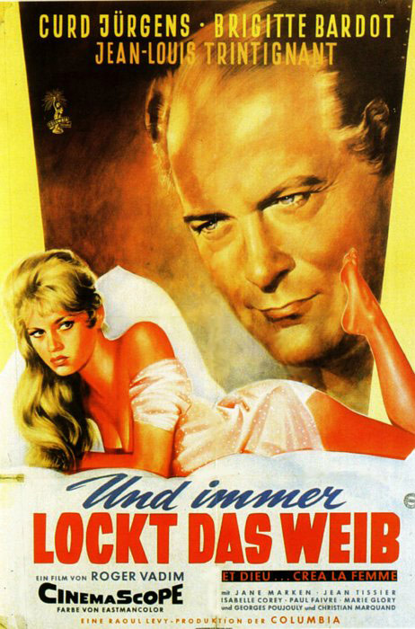 Plakatmotiv: &hellip; und immer lockt das Weib (1956)