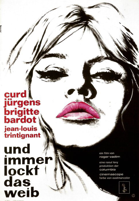 Plakatmotiv: &hellip; und immer lockt das Weib (1956)