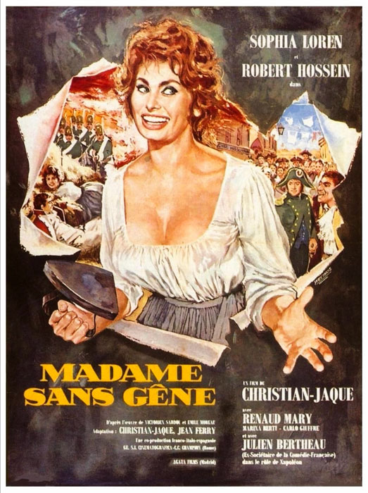 Plakatmotiv (Fr.): Madame Sans Gêne (1961)