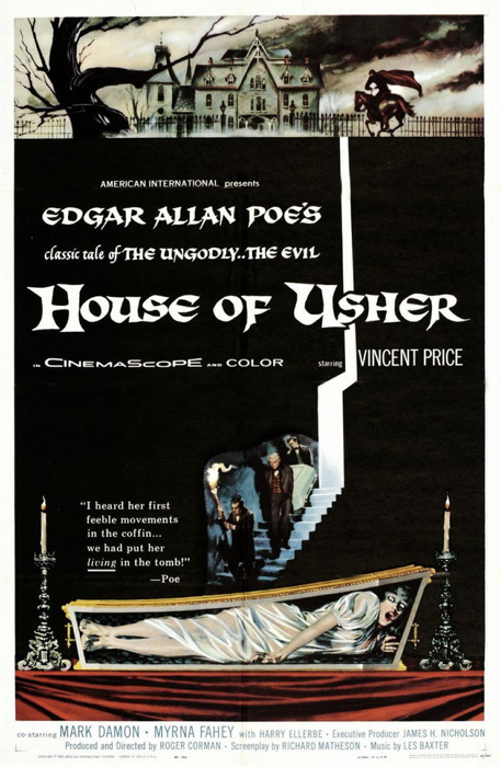 Plakatmotiv (US): House of Usher (1960)