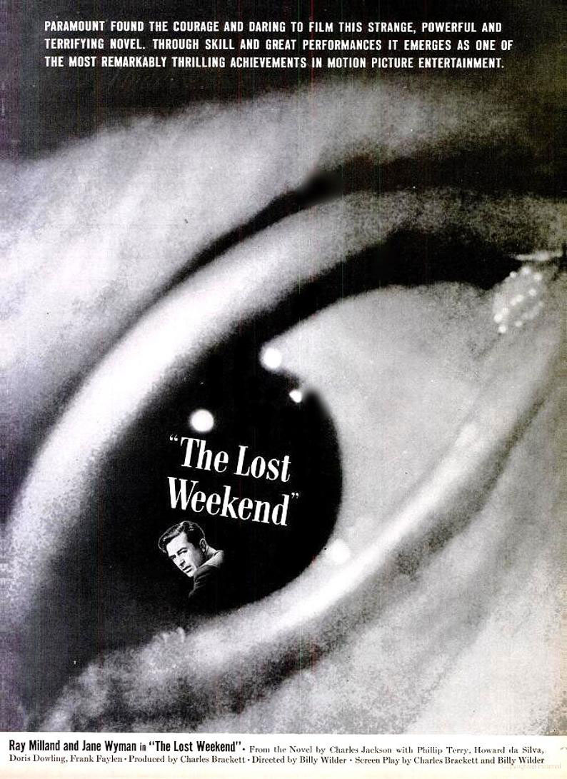 Plakatmotiv (US): Das verlorene Wochenende (1945)