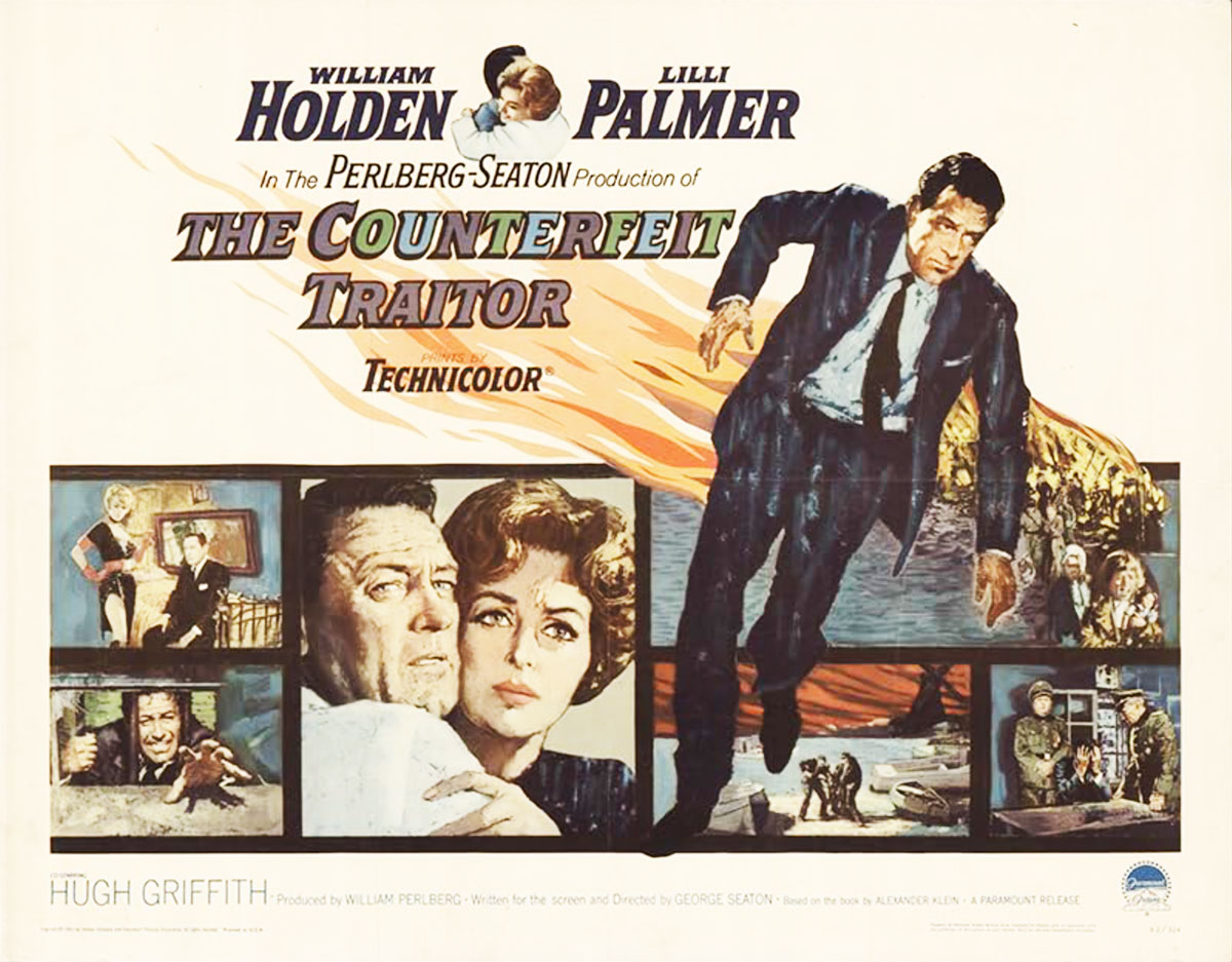Plakatmotiv (US): The Counterfeit Traitor (1962) Plakatmotiv (US): The Counterfeit Traitor (1962)