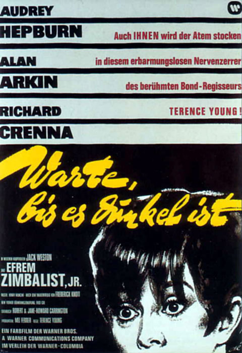 Plakatmotiv: Warte, bis es dunkel ist (1967) Plakatmotiv: Warte, bis es dunkel ist (1967)