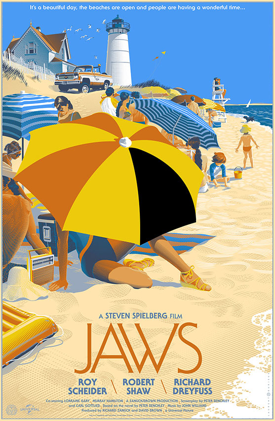 Plakatmotiv (US): Jaws – Der weiße Hai (1975)