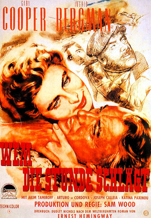 Plakatmotiv: Wem die Stunde schlägt (1943)