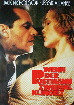 Plakatmotiv: Wenn der Postmann zweimal klingelt (1981)