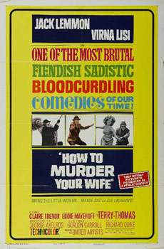 Plakatmotiv (US): How to murder Your wife – Wie bringt man seine Frau um? (1965)