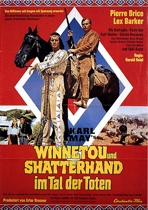 Plakatmotiv: Winnetou und Shatterhand im Tal der Toten (1968)
