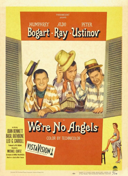 Plakatmotiv (US): Wir sind keine Engel (1955)