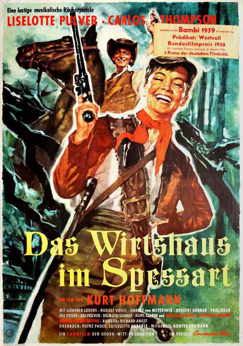 Plakatmotiv: Das Wirtshaus im Spessart (1958)
