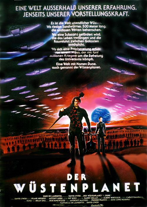 Plakatmotiv: Der Wüstenplanet (1984)