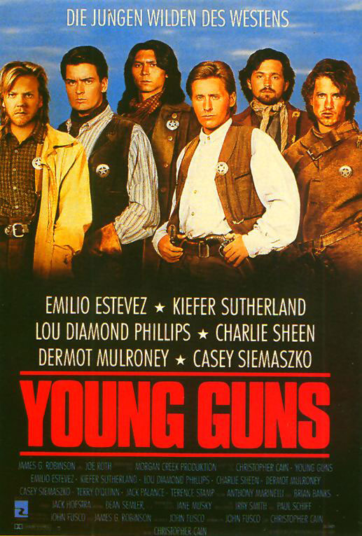 Plakatmotiv: Young Guns – Sie fürchten weder Tod noch Teufel (1988)
