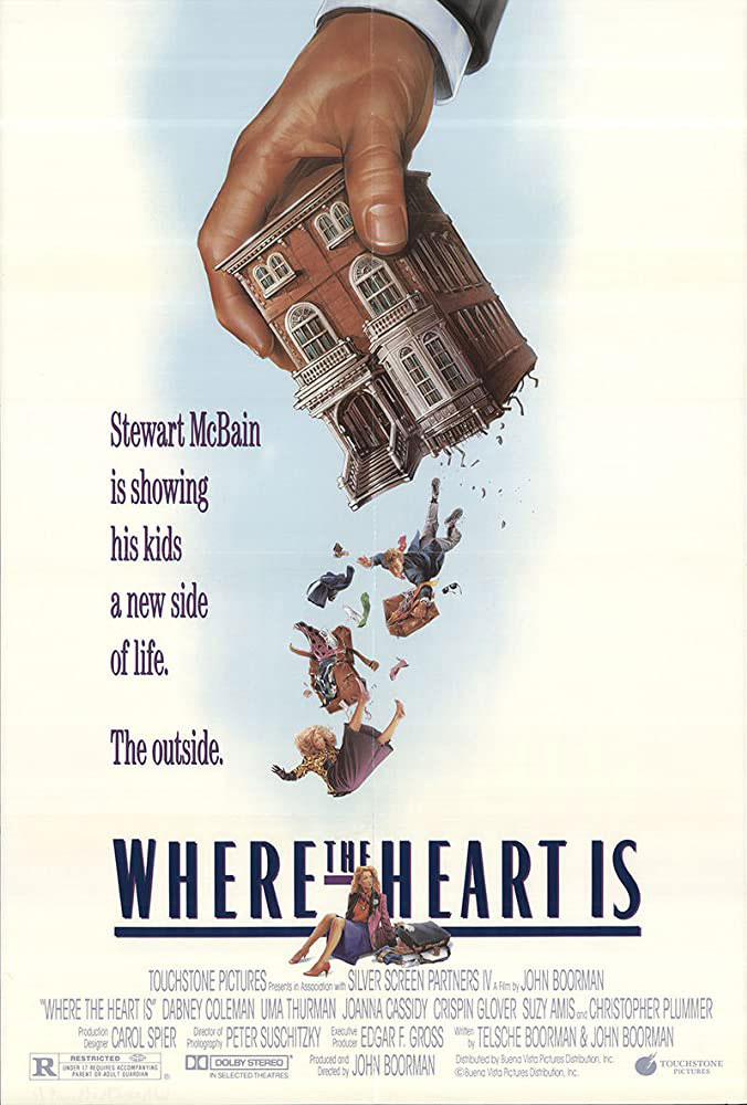 Plakatmotiv (US): Where the Heart is – Die Zeit der bunten Vögel (1990)