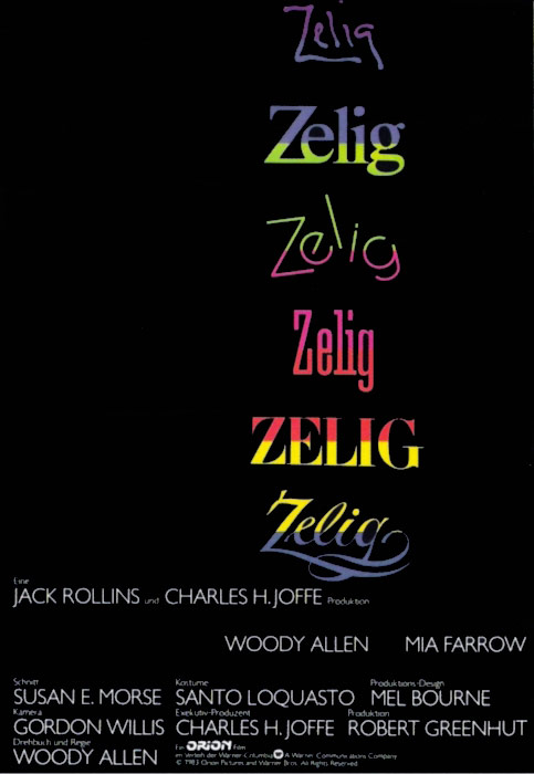 Plakatmotiv: Zelig (1983)