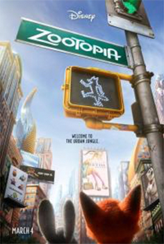Kinoplakat (US): Zootopia