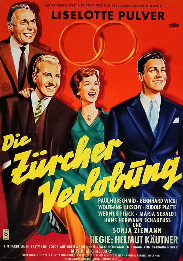 Plakatmotiv: Die Zürcher Verlobung (1957)